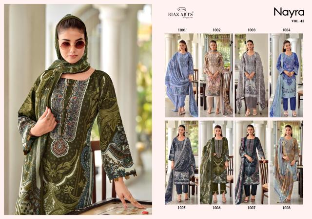 Riaz arts nayra vol-42 wholesale dress material high quality